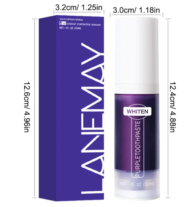 Purple Whitening Toothpaste for Bright Smile Repair