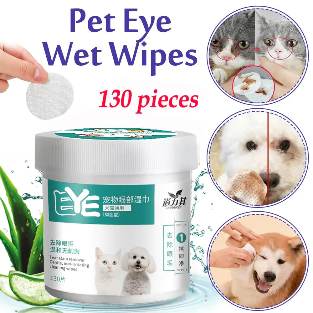 Pet Wet Wipes Gentle and Effective Cleaning