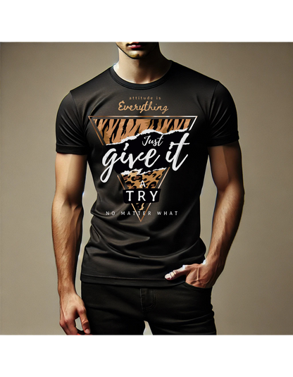 Motivational T-shirt Attitude is Everything Streetwear Collection – Bold, Trendy & Urban Fashion