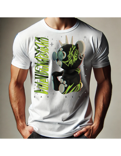 Streetwear Collection – Bold, Trendy & Urban Fashion Black Gangster Bear With Green