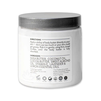 Organic Whipped Body Butter – Luxuriously Smooth & Deeply Moisturizing