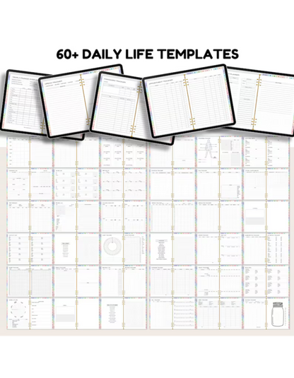 All-in-One Undated Digital Planner 2025 | Digital Planner | Goodnotes Planner | Notability Planner | Weekly Planner | Daily Planner