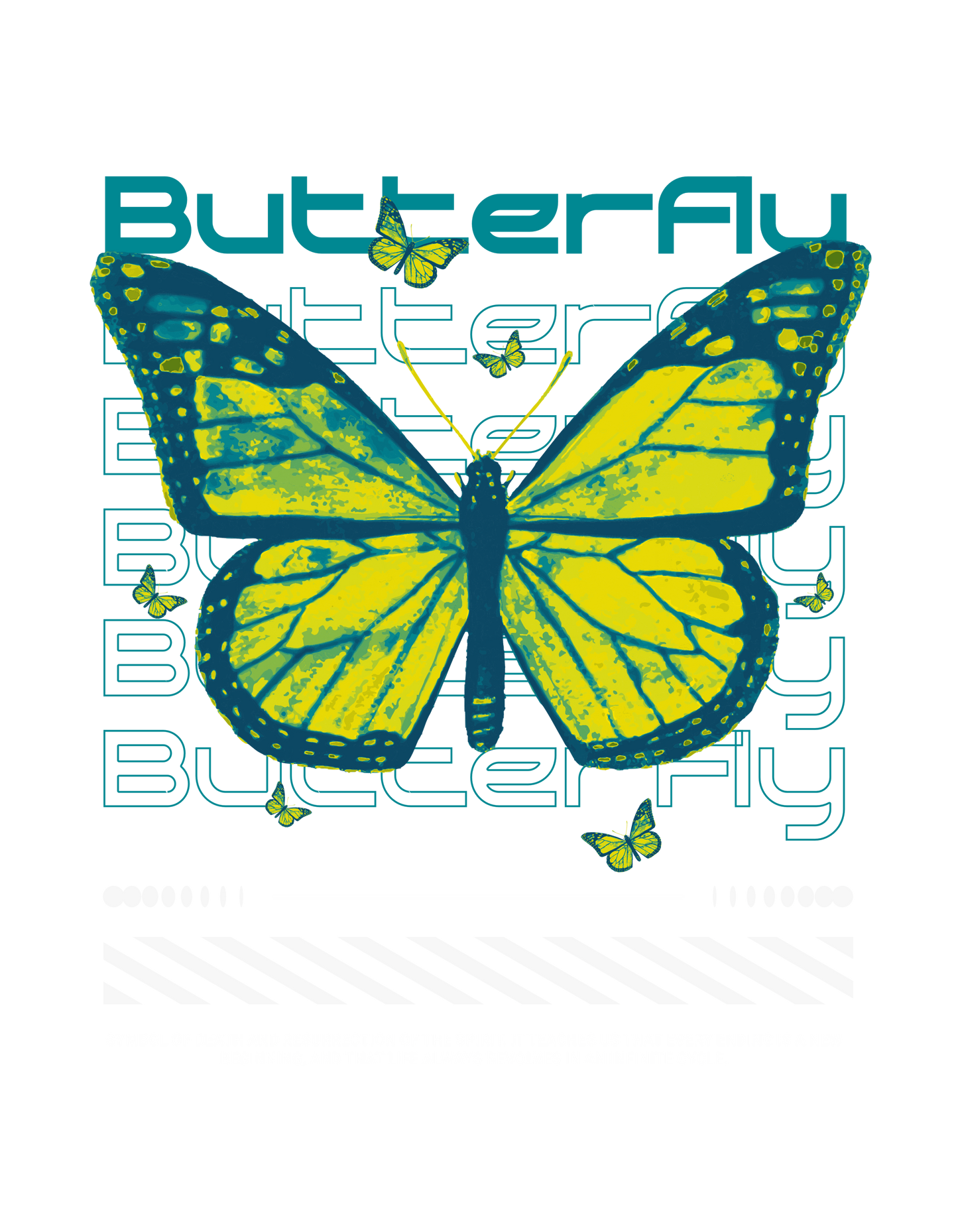 Butterfly Cropped T-Shirt Print Streetwear Collection – Bold, Trendy & Urban Fashion