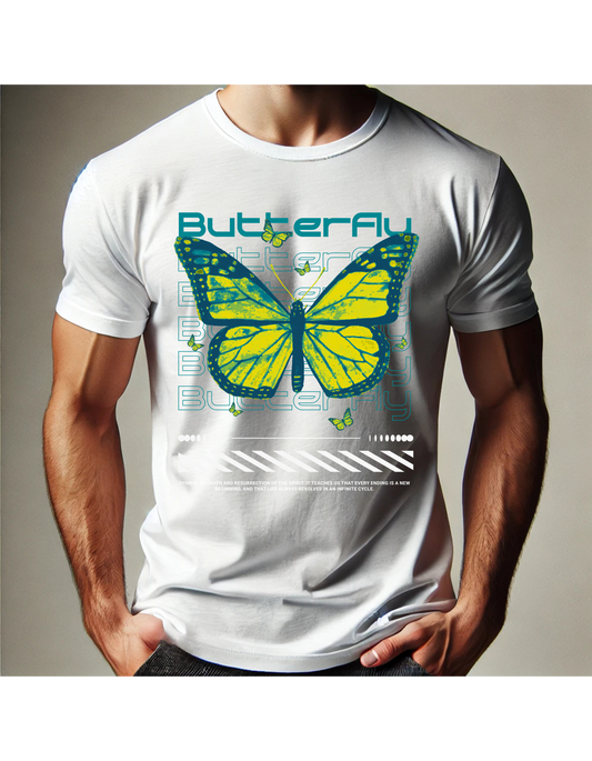 Butterfly Cropped T-Shirt Print Streetwear Collection – Bold, Trendy & Urban Fashion