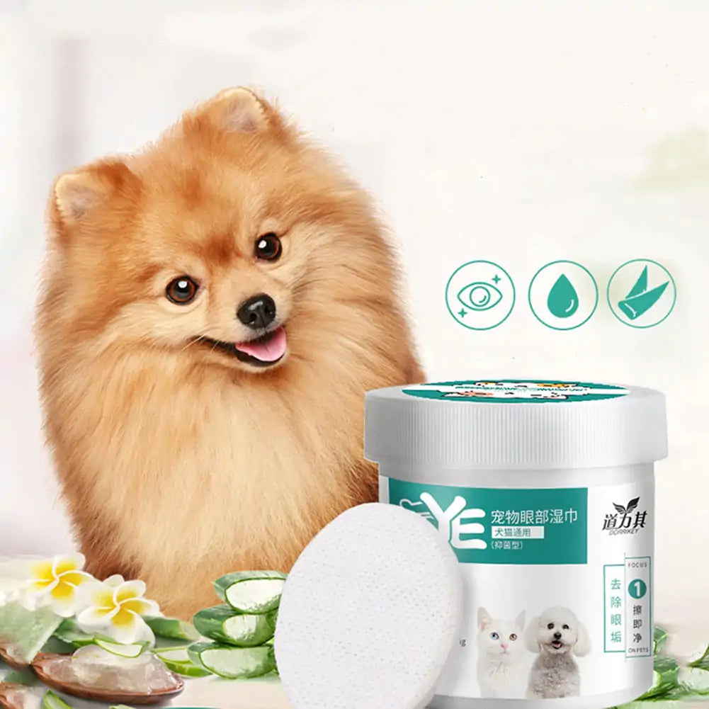 Pet Wet Wipes Gentle and Effective Cleaning