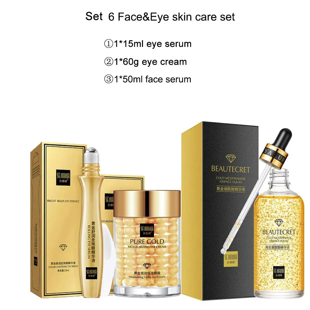 Facial Skin Care Kit Gold Edition