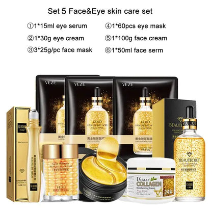 Facial Skin Care Kit Gold Edition